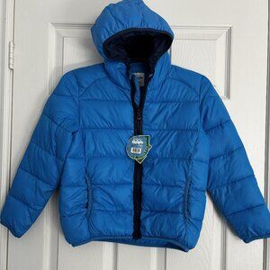 NEW: Baleno Juniors Boys Puffer Winter Jacket Baby Blue size 7/8